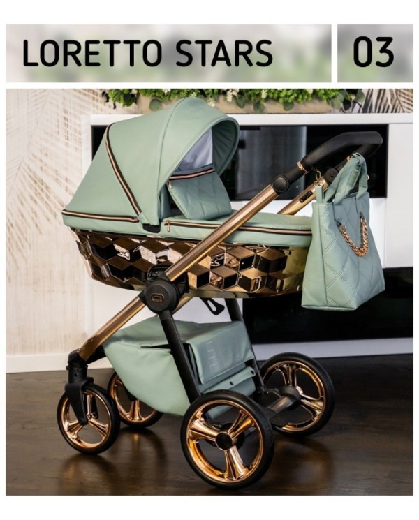 Cochecito Adbor Loretto 3 piezas