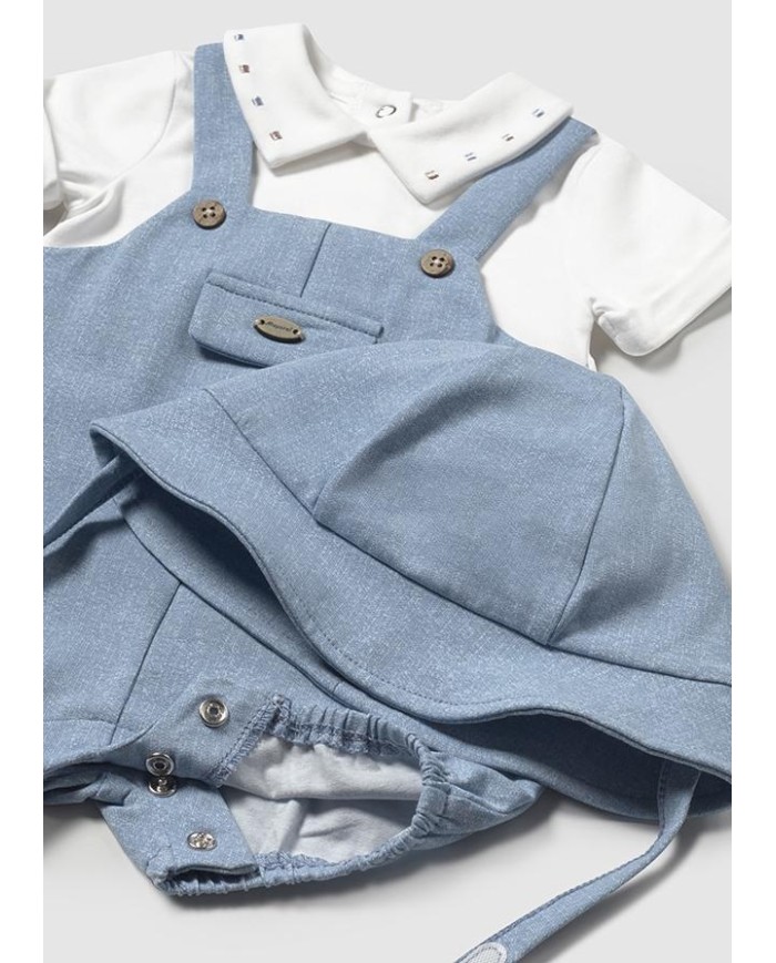 Pelele peto y gorro Mayoral