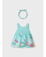 Vestido con diadema bebe Mayoral