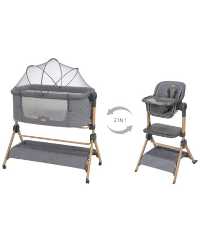 Cuna colecho y trona kikkaboo