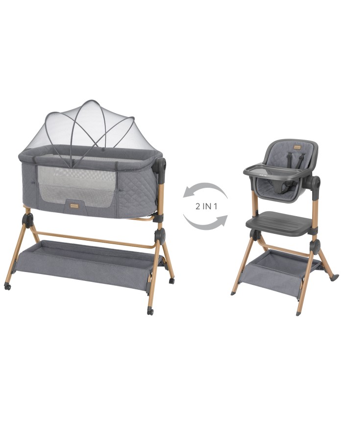 Cuna colecho y trona kikkaboo