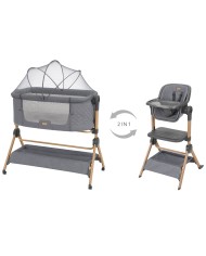 Cuna colecho y trona Kikkaboo