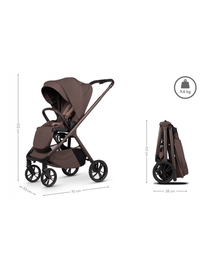Cochecito Venicci Tila Noce